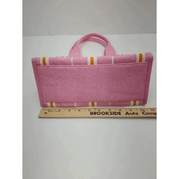 J. Crew Small Canvas Striped Tote Bag - Picture 2 of 6